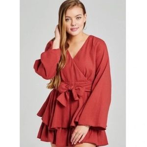 Altar’d State Julianna Long Sleeve Romper
